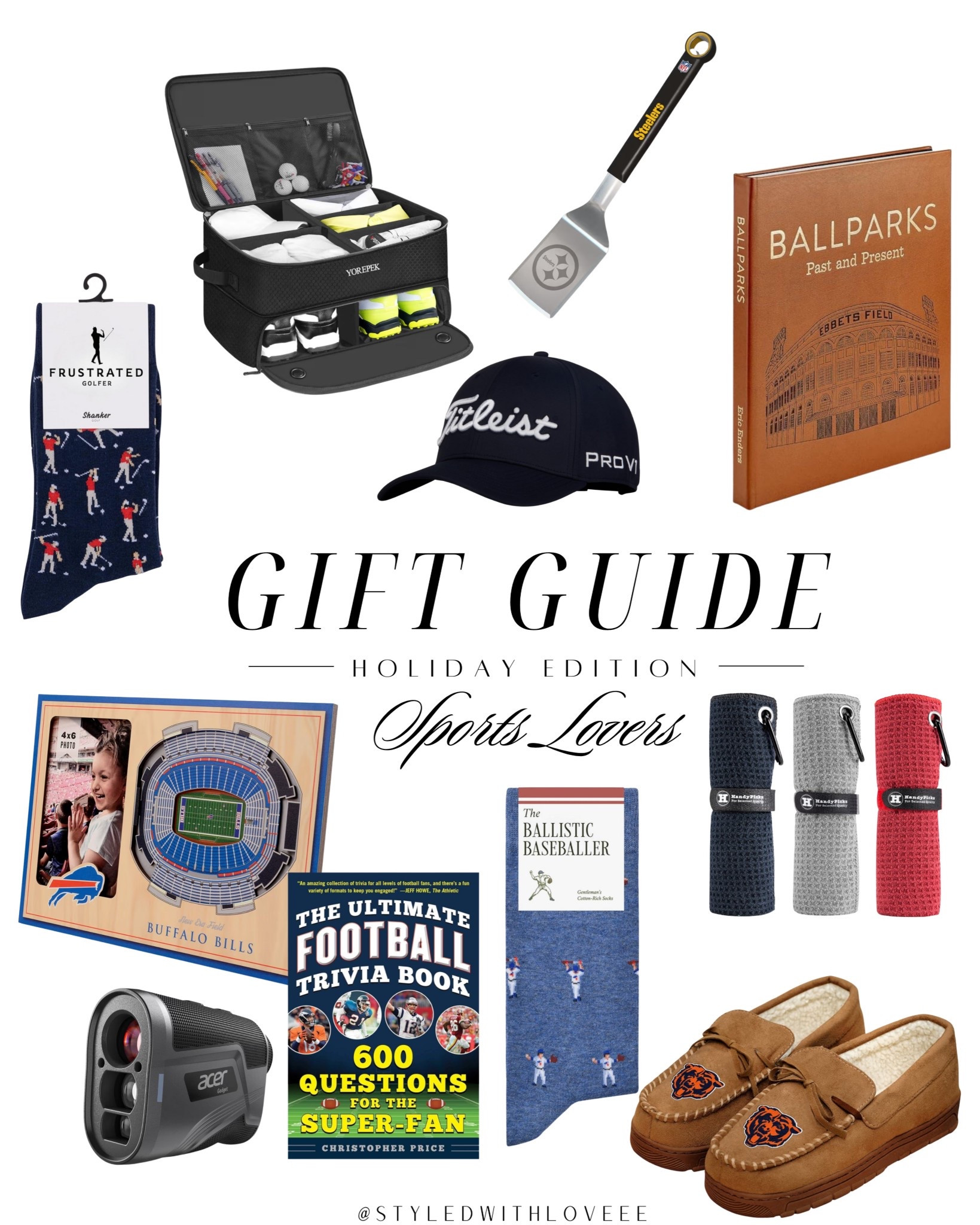 ✨ HOLIDAY GIFT GUIDE: FOR SPORTS LOVERS ✨
Game-day ready gifts he’ll actually use 🏈⚾️🎁 From golf and baseball essentials to cozy slippers, trivia books, and fan-favorite accessories — this guide is perfect for the sports lover who has everything (or thinks they do).

Tap to shop all sports gift ideas on my LTK and save this guide for easy holiday gifting ✨

#SportsGifts #GiftsForHim #HolidayGiftGuide #SportsLovers #AmazonFinds  

 #LTKGiftGuide #LTKHoliday #LTKMens