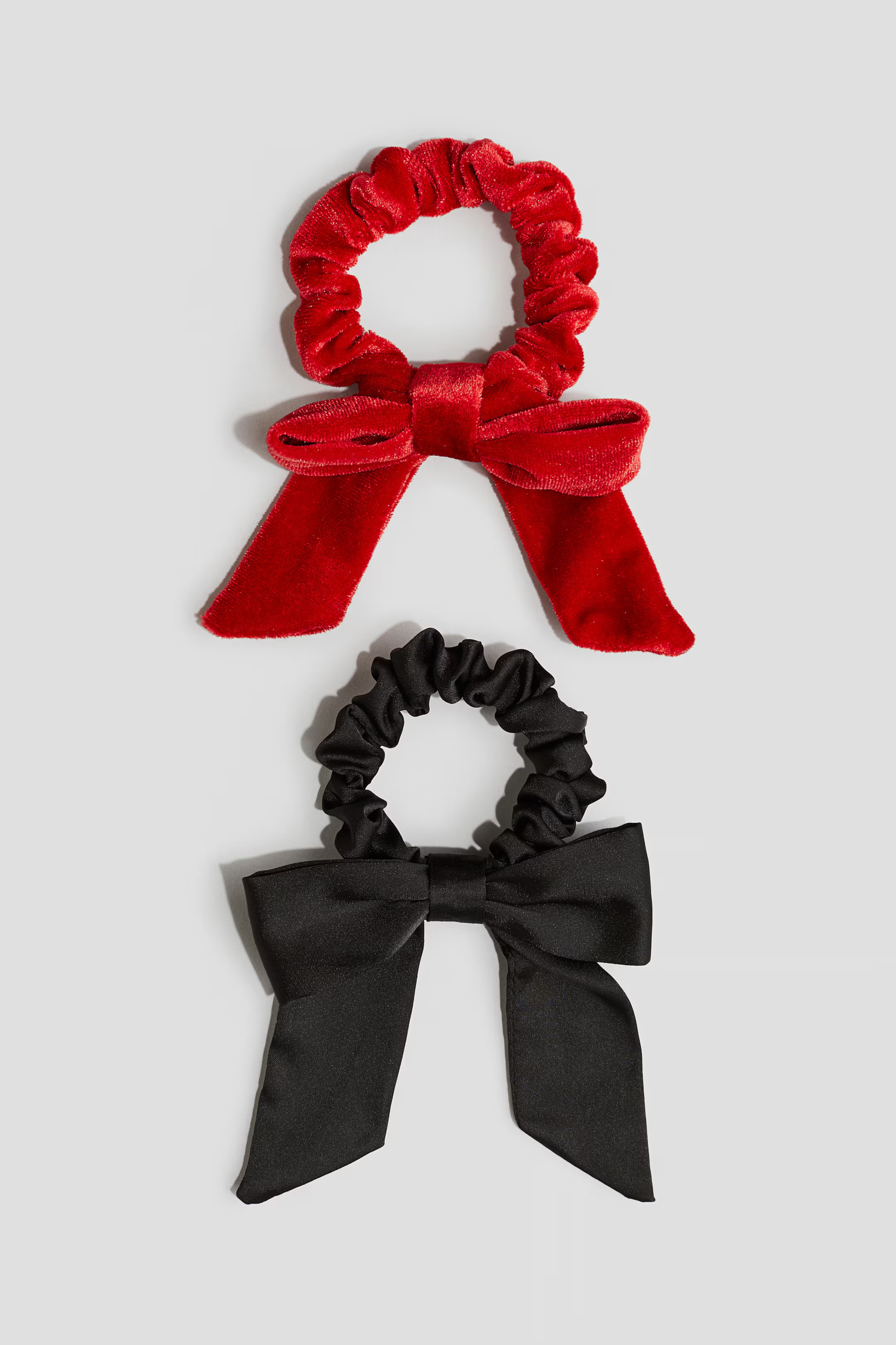 2-pack Bow-detail Scrunchies | H&M (US + CA)