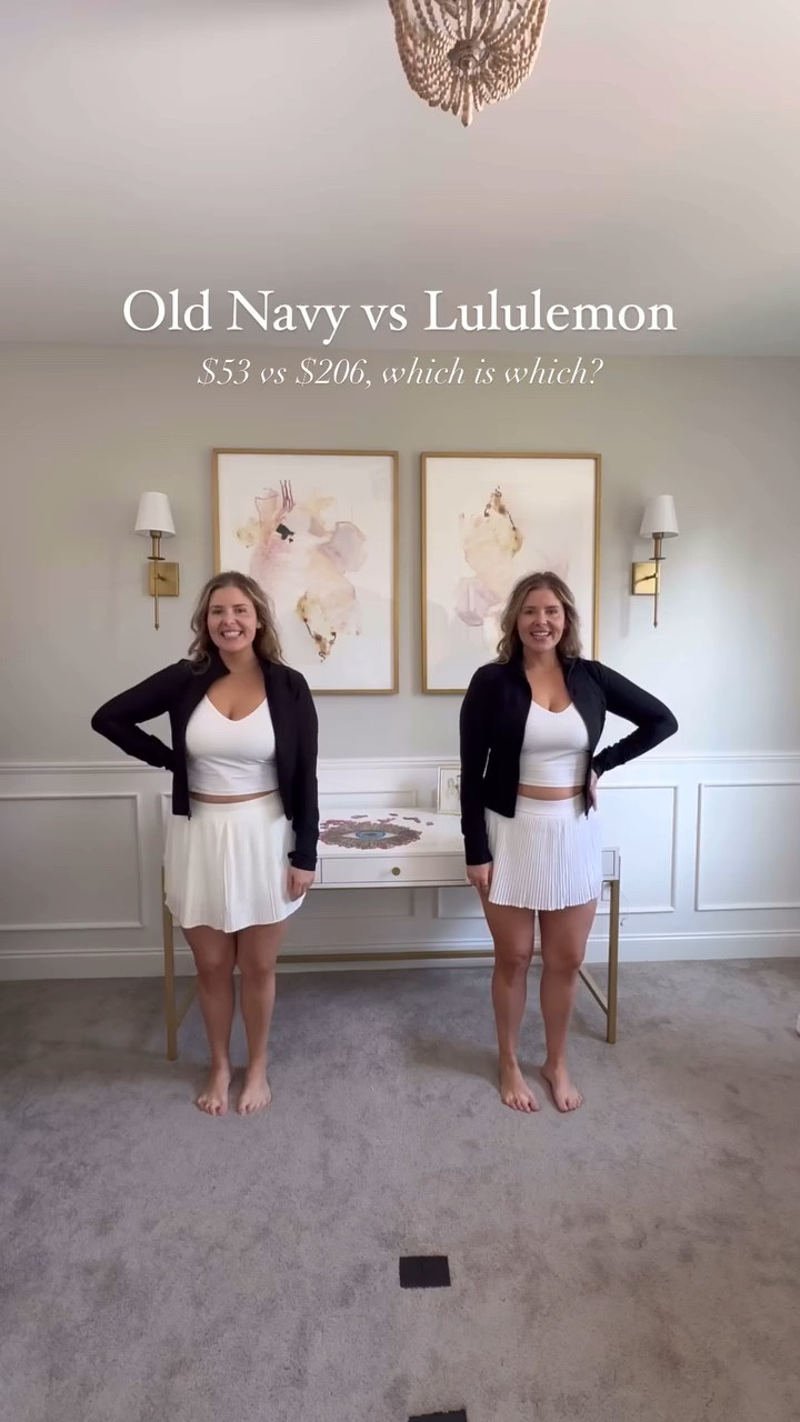 Wearing a M in the old navy version and an 8 in the lululemon set! 


#LTKVideo #LTKActive #LTKMidsize