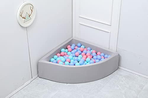 TeinJin Foam Ball Pit for Toddler/Kid Memory Foam Soft Quarter Angular Pool | Amazon (US)