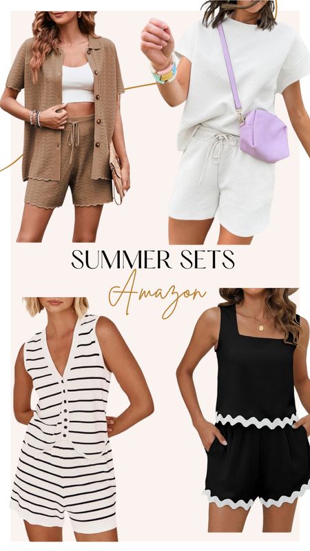 Stay cool all season with these Amazon summer sets! 

Summer style. Amazon fashion. Amazon finds. Summer sets. Matching sets. Summer outfit inspo. 

#LTKStyleTip #LTKSeasonal #LTKFindsUnder100