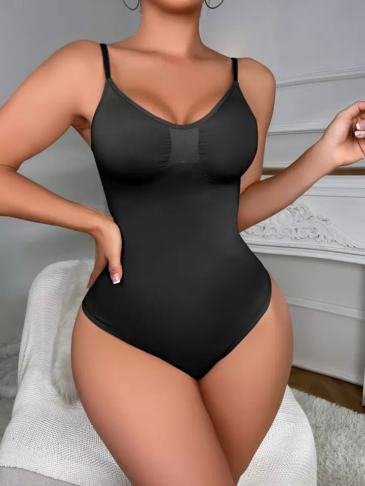 Solid Shapewear Bodysuit | SHEIN