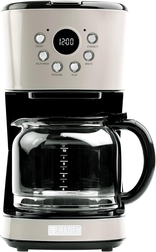 HADEN Coffee Machine, 12 Cup Programmable Drip Coffee Maker with Auto Shut-Off Function and Reusa... | Amazon (US)