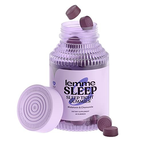 Lemme Sleep Gummies with 5mg Melatonin, Elderberry, Magnesium, L-Theanine, Chamomile and Lavender... | Amazon (US)