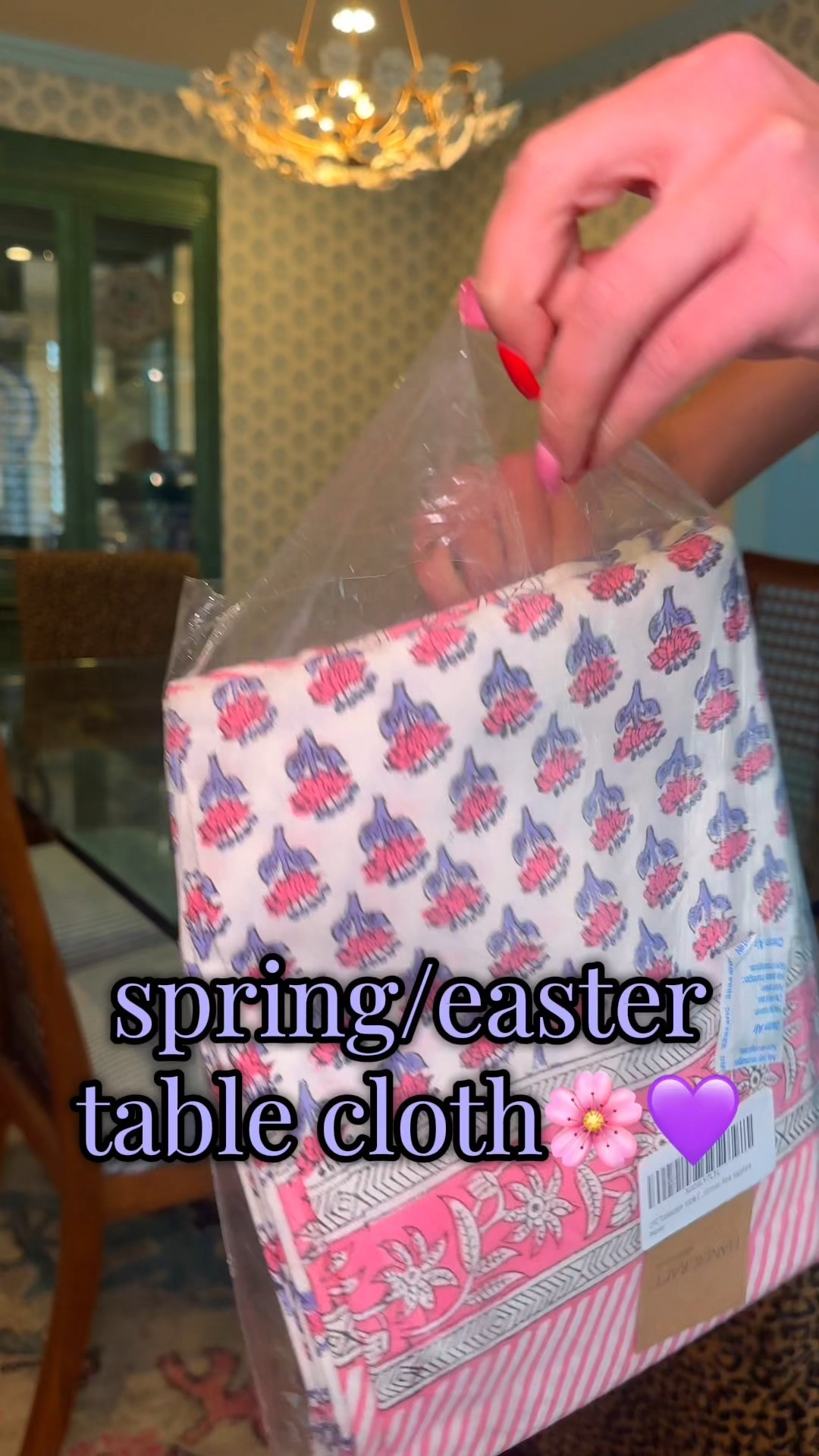 the perfect lavender and pink block print table cloth💖💜
love this for easter and spring!!🌸💐

#LTKFindsUnder50 #LTKSeasonal #LTKHome