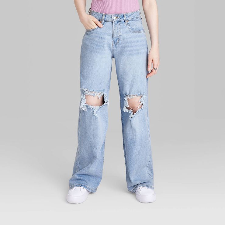 Women's Super-High Rise Baggy Jeans - Wild Fable™ | Target