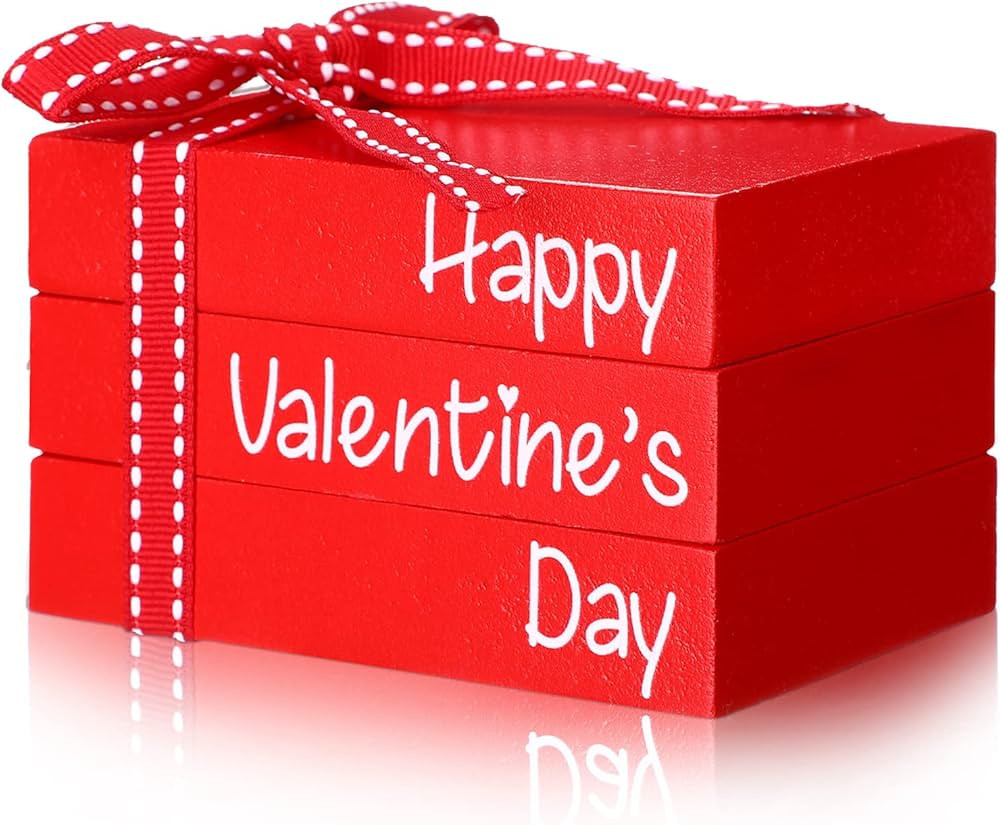 Tiered Tray Decor Farmhouse Tiered Tray Signs Tiered Tray Book Block Bundles Decor Wooden Books D... | Amazon (US)