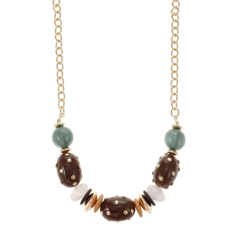 Scenario Beaded Statement Necklace | Walmart (US)