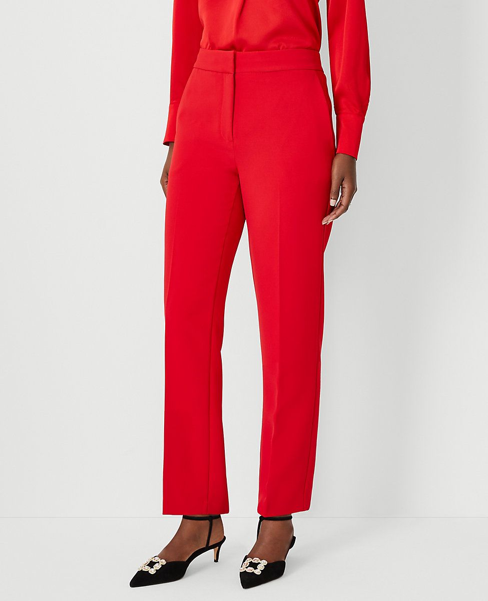 The High Rise Pencil Pant in Fluid Crepe | Ann Taylor (US)