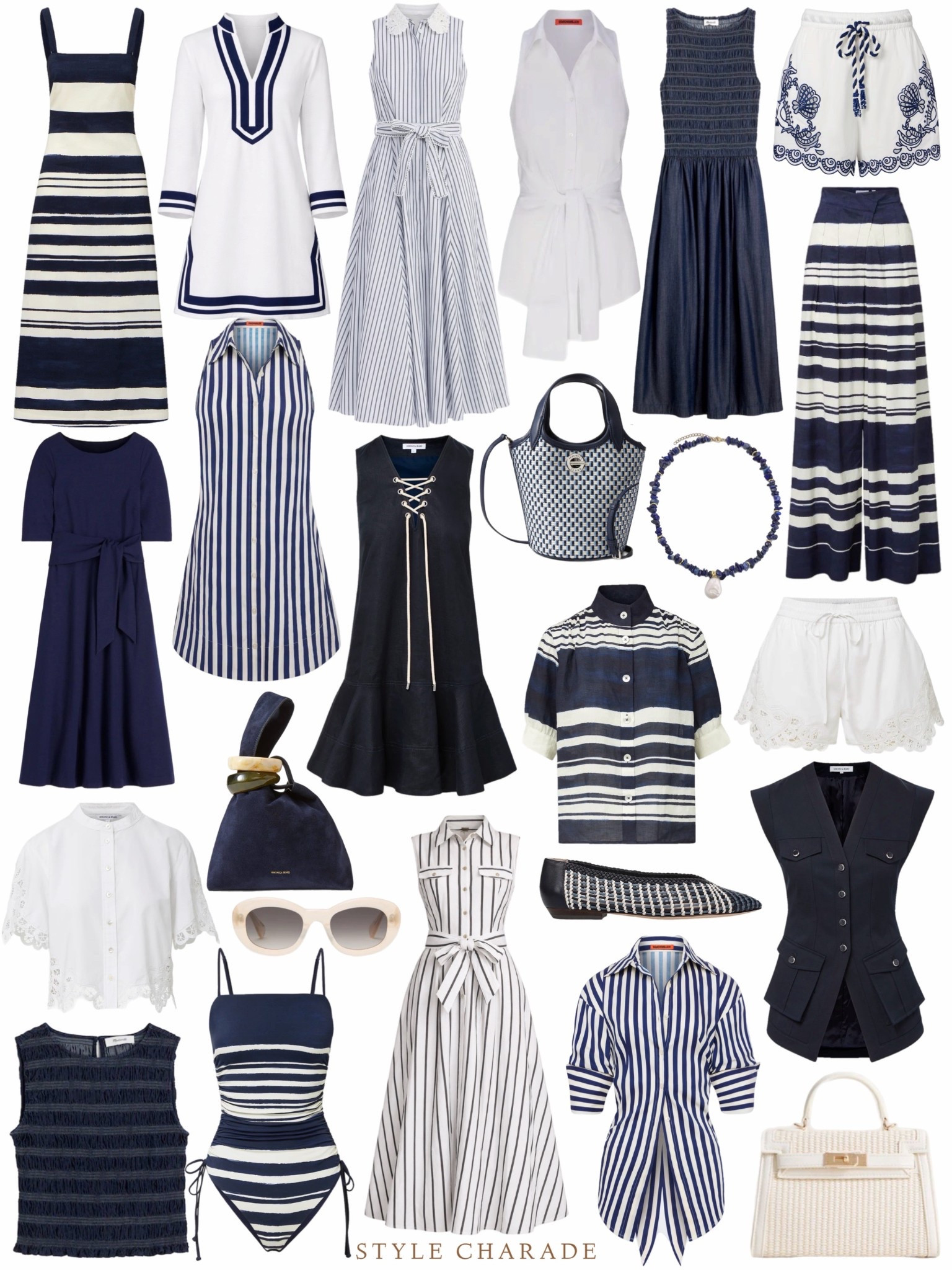 Today’s daily charades is all about classic pieces that you’ll have in your closet forever. Think spring dresses, spring outfits, work outfit options, spring break outfits, and more. Love these striped pieces! 

#LTKSeasonal #LTKOver40 #LTKootd