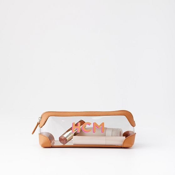 Clear Pouch, Skinny, Camel | Mark and Graham