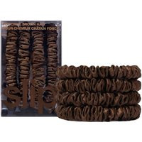Slip Pure Silk Skinny Scrunchies (Various Colours) - Dark Brown | Cult Beauty