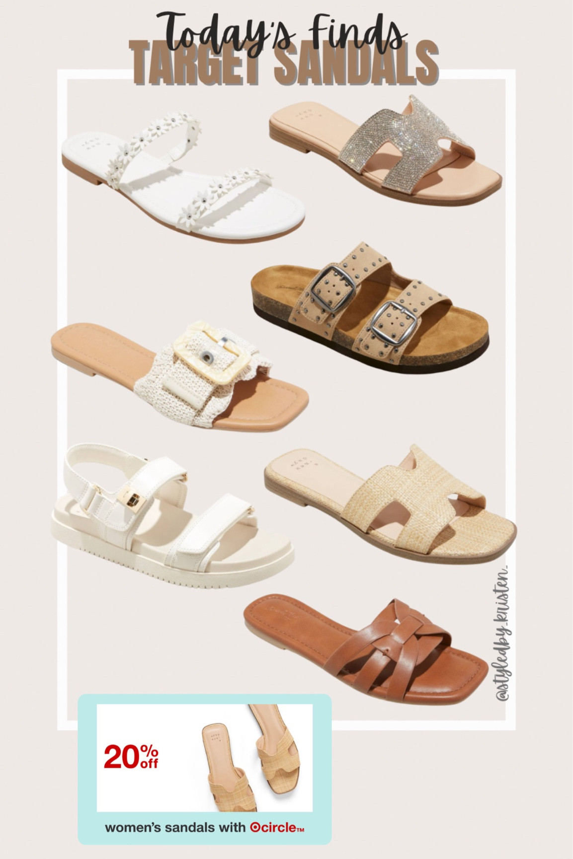 Target Sandals
Slide Sandals

#LTKfindsunder50 #LTKstyletip #LTKsalealert