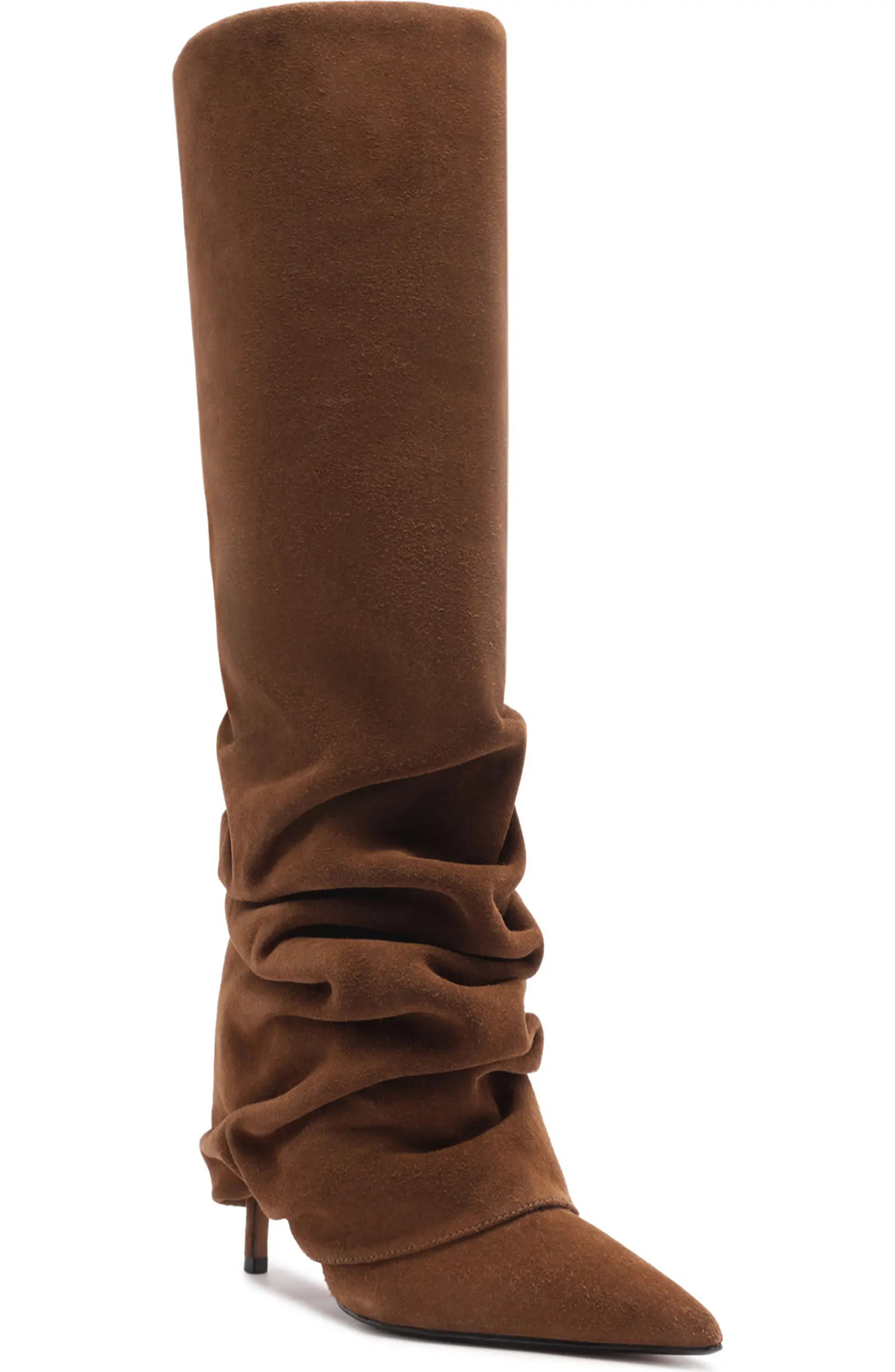 Mikki Up Cloak Pointed Toe Knee High Boot (Women) | Nordstrom