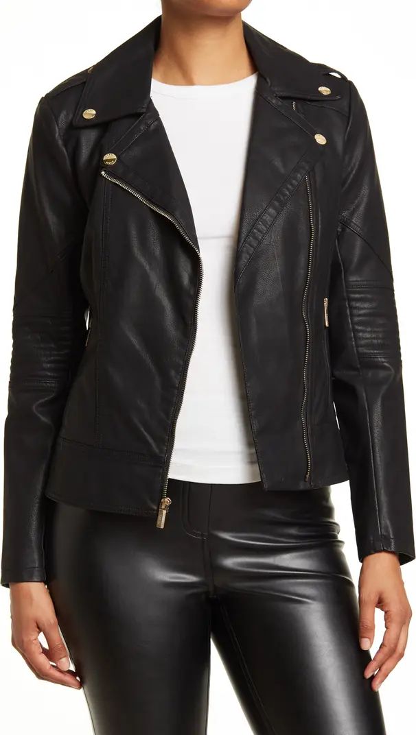 Faux Leather Asymmetrical Moto Jacket | Nordstrom Rack