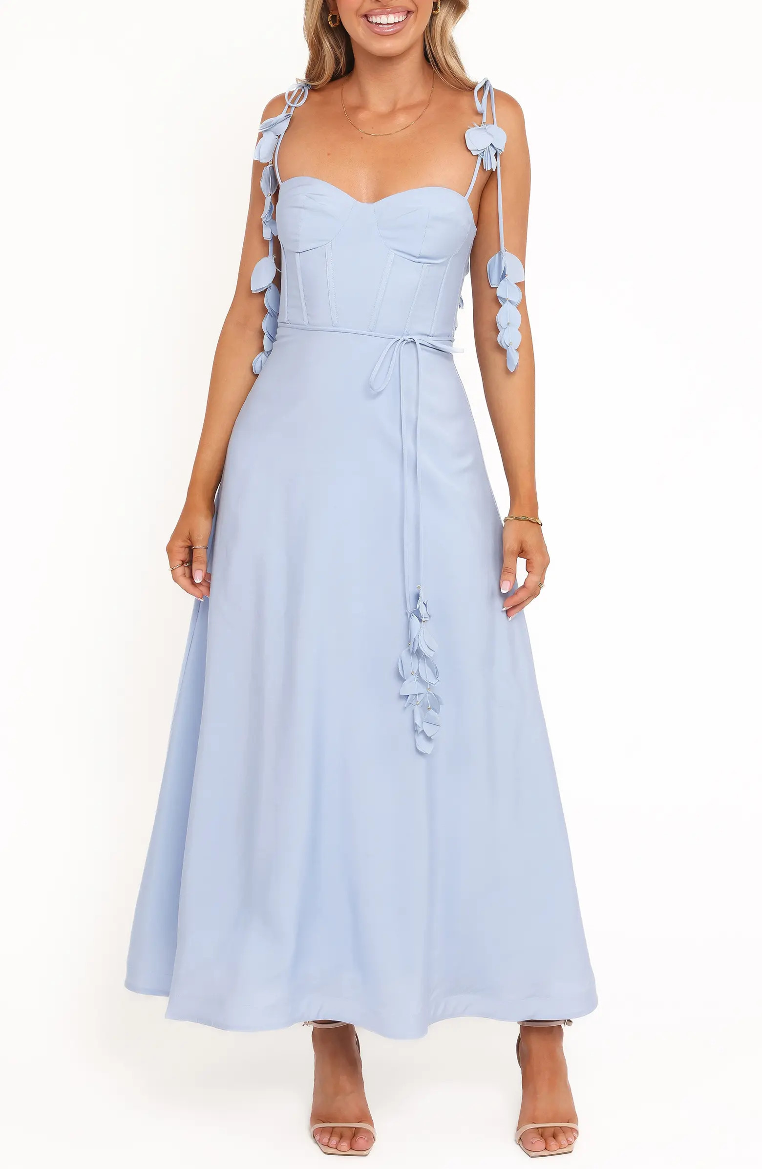 Petal & Pup Della Seamed Bodice Midi Dress | Nordstrom | Nordstrom