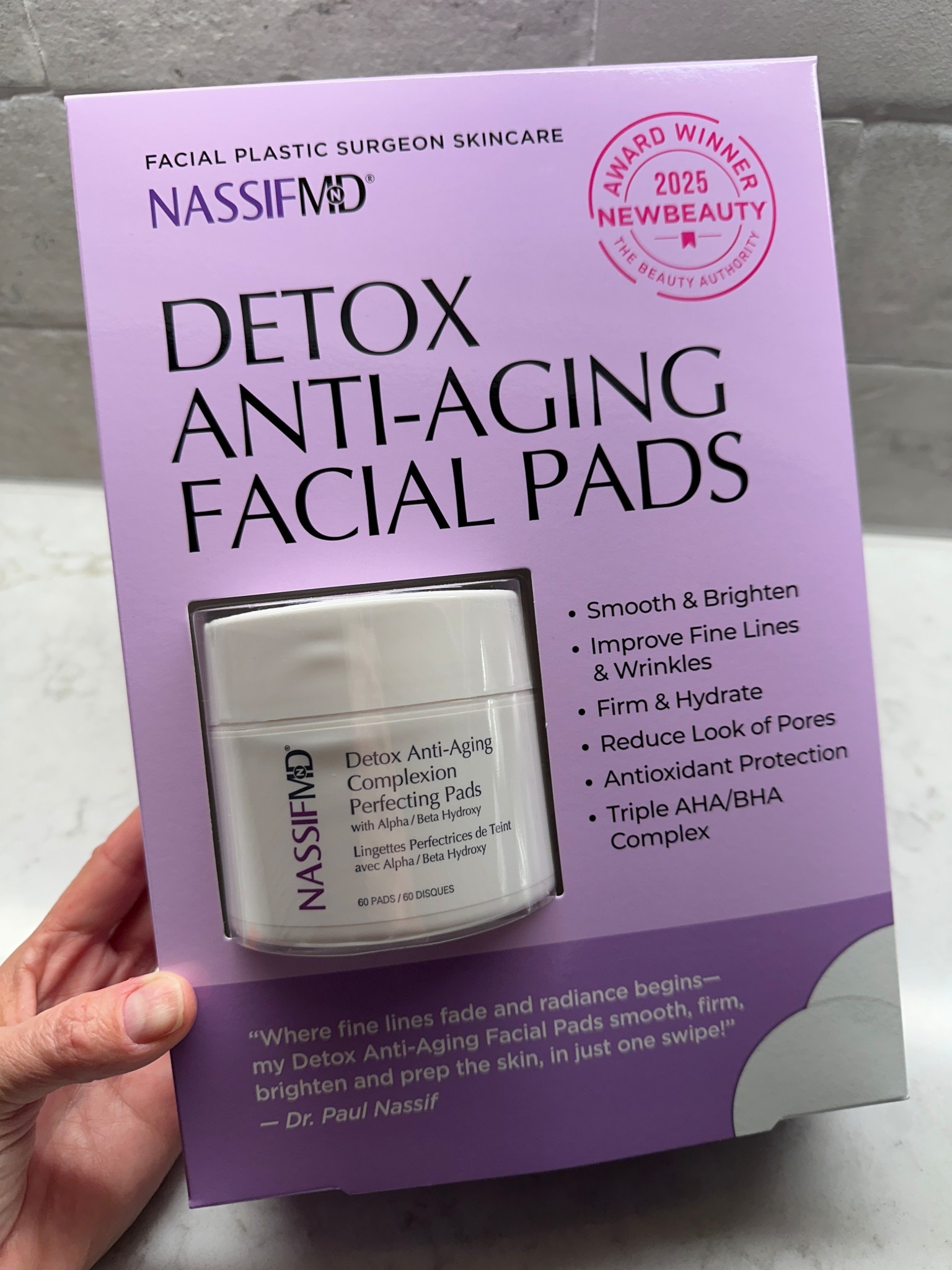 At Costco!
Nassif MD detox facial Pads
Exfoliating aha/bha pads


#LTKBeauty #LTKMens #LTKOver40