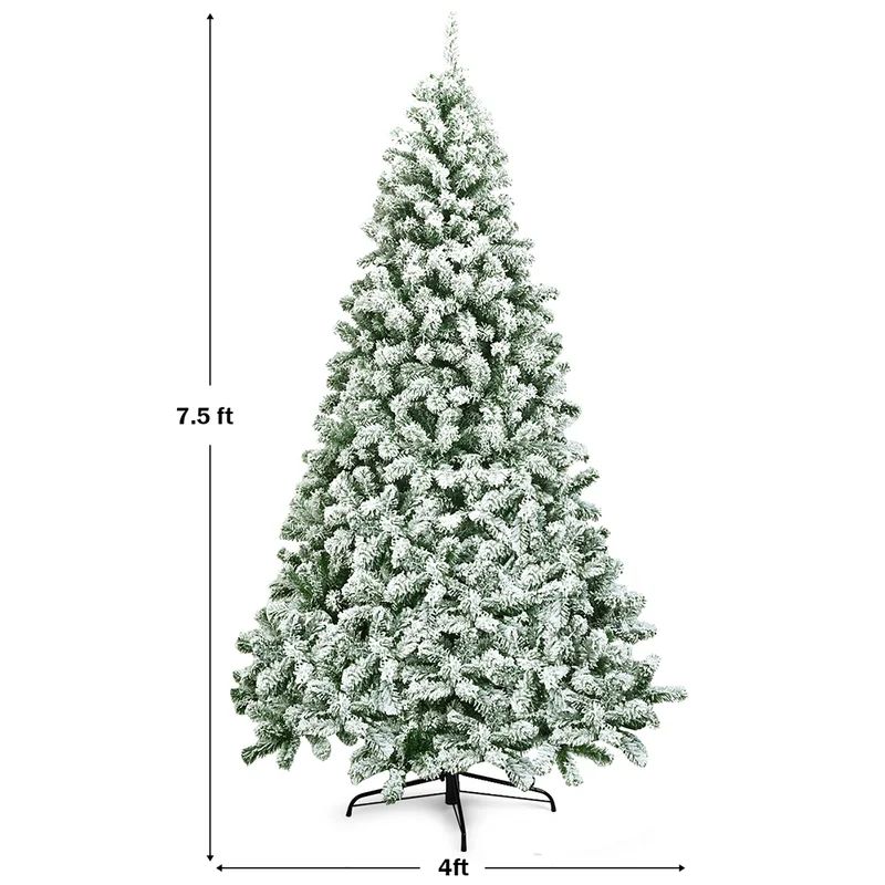 7.5' Flocked Pine Artificial Christmas TreeSee More by The Holiday Aisle®Rated 5 out of 5 stars.... | Wayfair North America