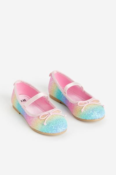 Appliquéd Ballet Flats | H&M (US + CA)