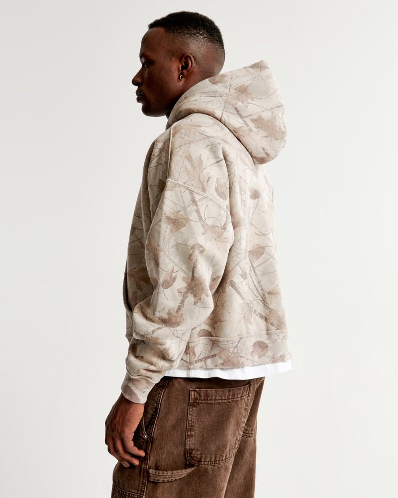 Essential Cropped Popover Hoodie | Abercrombie & Fitch (US)