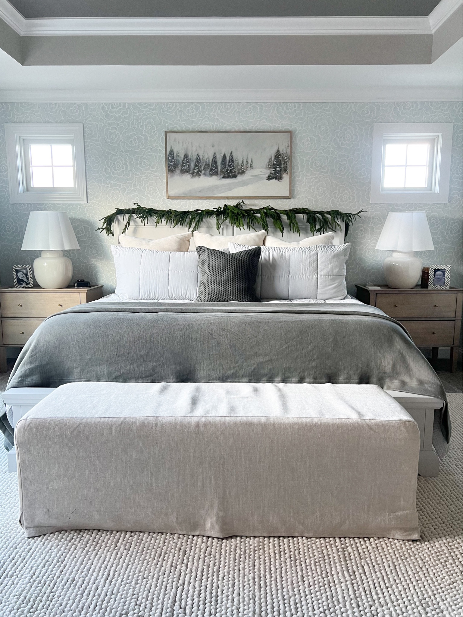 Just about everything pictured here in our bedroom is on sale right now for cyber Monday! Our bedding is 25% off! Our nightstands and bench are on sale. Even our lamps are 32% off (they are a splurge and this is the best price I’ve seen on them). Also, code BEYOND can be used sitewide at JoyFully Said which is where the artwork above the bed is from  

#LTKSaleAlert #LTKCyberWeek #LTKHome