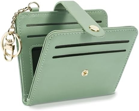 Small Wallets Woman RFID Blocking Leather Credit Card Holder - with ID Window - Card Wallets for ... | Amazon (US)