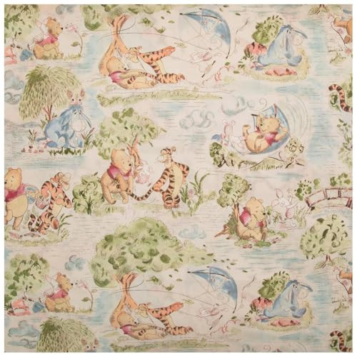 Hobby Lobby Winnie The Pooh Toile Cotton Fabric, 43-45" Wide, 2 Yards | Amazon (US)