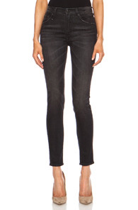 R13 High Rise in Black | FWRD 