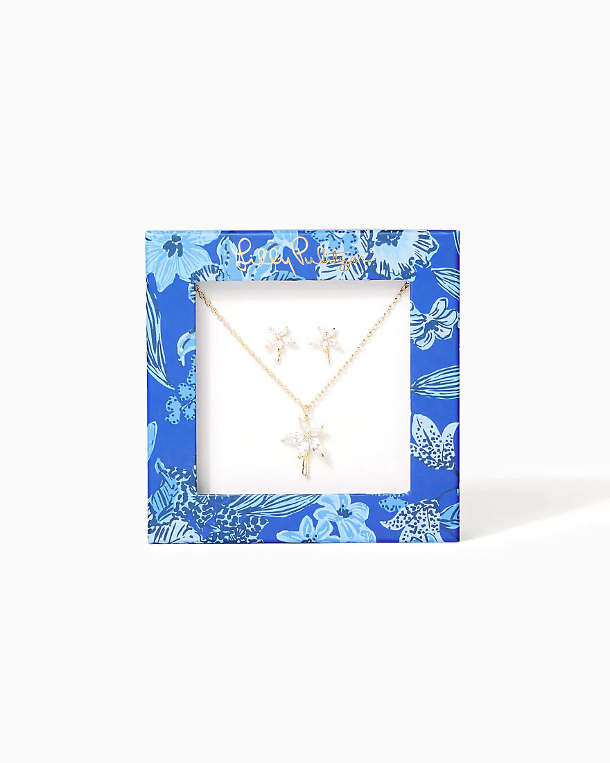 Gwp Boxed Earring And Necklace | Splash of Pink - A Lilly Pulitzer Store