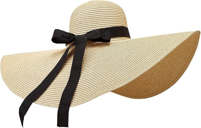 Sun Hat for Women, Women's Wide Brim Sun Hat Summer Beach Sun Hat UV Sun Protection Packable Reve... | Amazon (US)