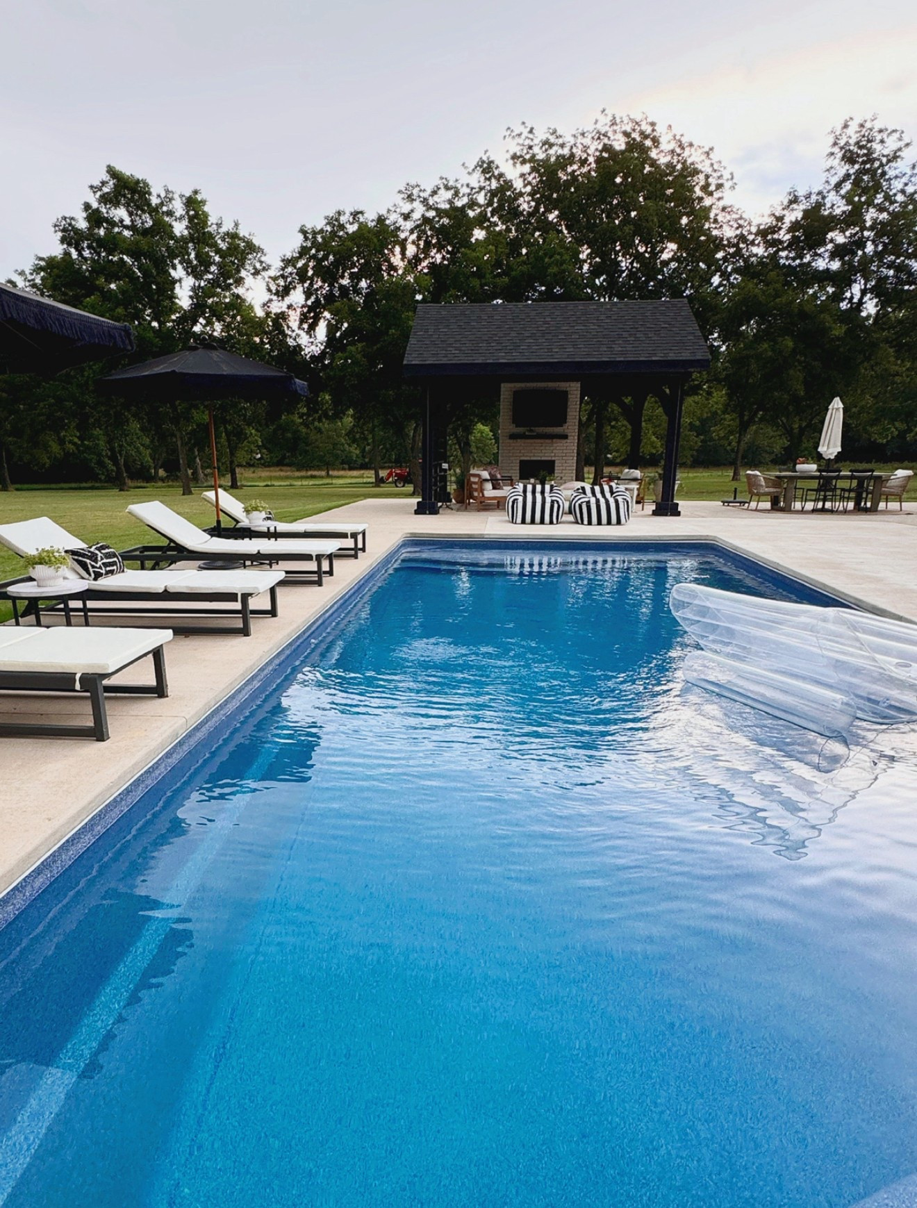 Lounge chairs outdoor chaise + cushions and umbrellas 

#LTKStyleTip #LTKHome #LTKSeasonal