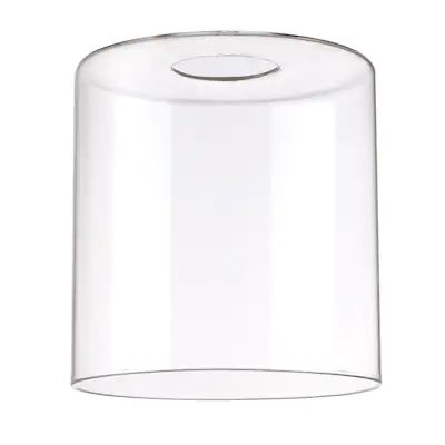 Style Selections 5-in x 4.75-in Cylinder Clear Glass Vanity Light Shade 2-1/4-in Straight-type fi... | Lowe's