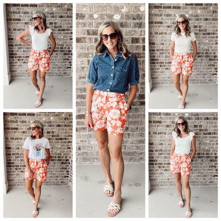 Old Navy linen blend Summer shorts on sale for two days less than $15. You can pair it with any summer top also on sale less than $15.  Denim top is Amazon.  Everything is a size small.

#LTKSaleAlert #LTKStyleTip #LTKFindsUnder50