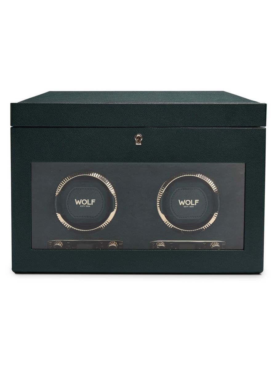 British Racing Green Double Watch Winder | Saks Fifth Avenue