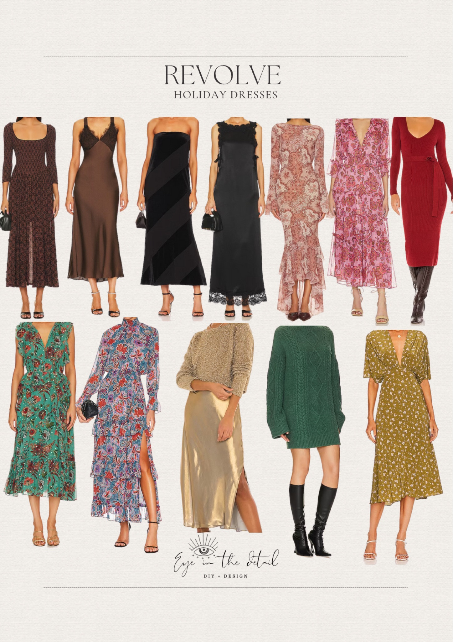 Revolve holiday dresses! 

What to wear, winter style, green dress, red dress, sweater dress, black dress, date night, Christmas party outfit 

#LTKHoliday #LTKparties #LTKstyletip