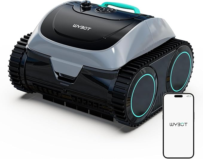 WYBOT C1 Cordless Robotic Pool Cleaner, 4-in-1 Pool Vacuum for Inground Pools & Above Ground Pool... | Amazon (US)
