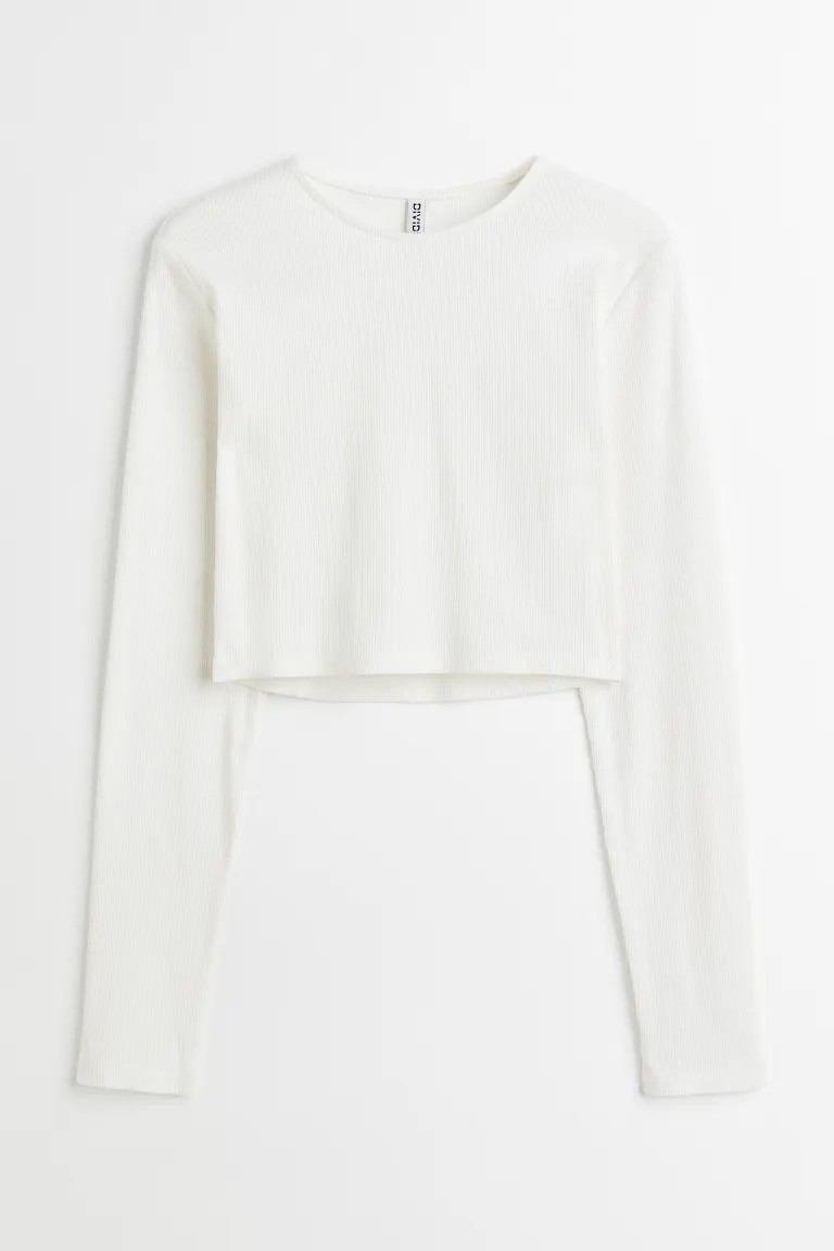 Ribbed Crop Top | H&M (US + CA)