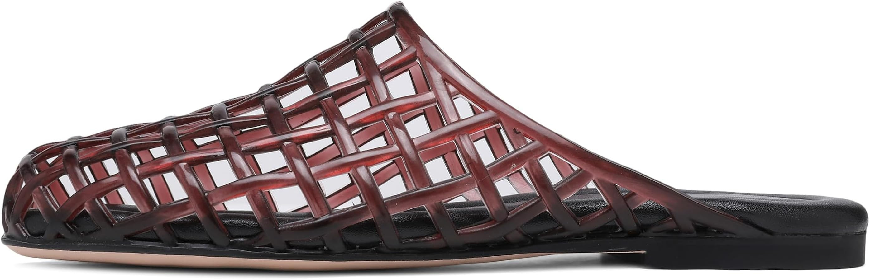 Clear Jelly for Women Closed Toe Slides Sandals | Amazon (US)