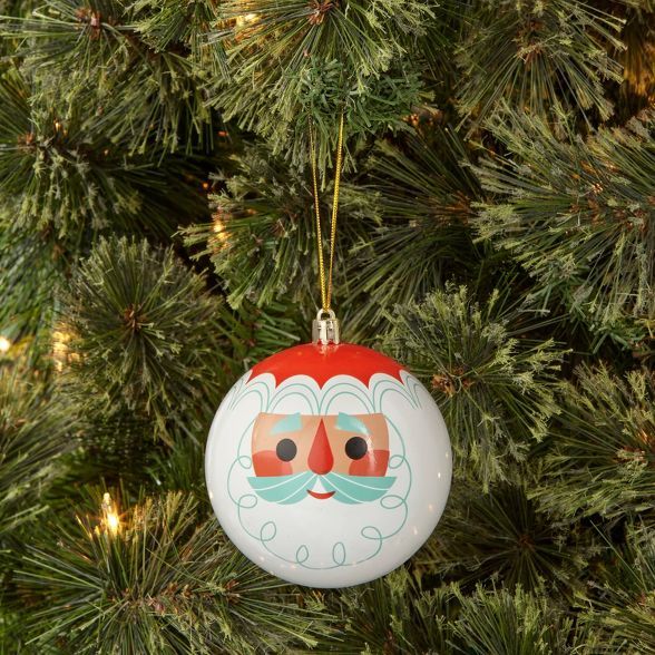 Character Ball Santa Christmas Tree Ornament - Wondershop™ | Target