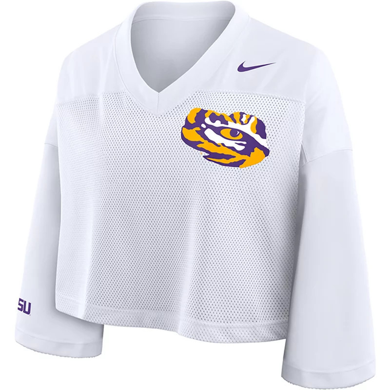 Nike Women's LSU Crop Football Jersey | Academy Sports + Outdoors