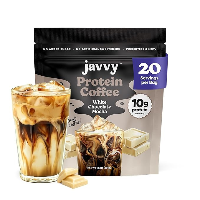 White Chocolate Mocha Protein Iced Coffee - Premium Whey Protein & Instant Iced Coffees - 100% Na... | Amazon (US)