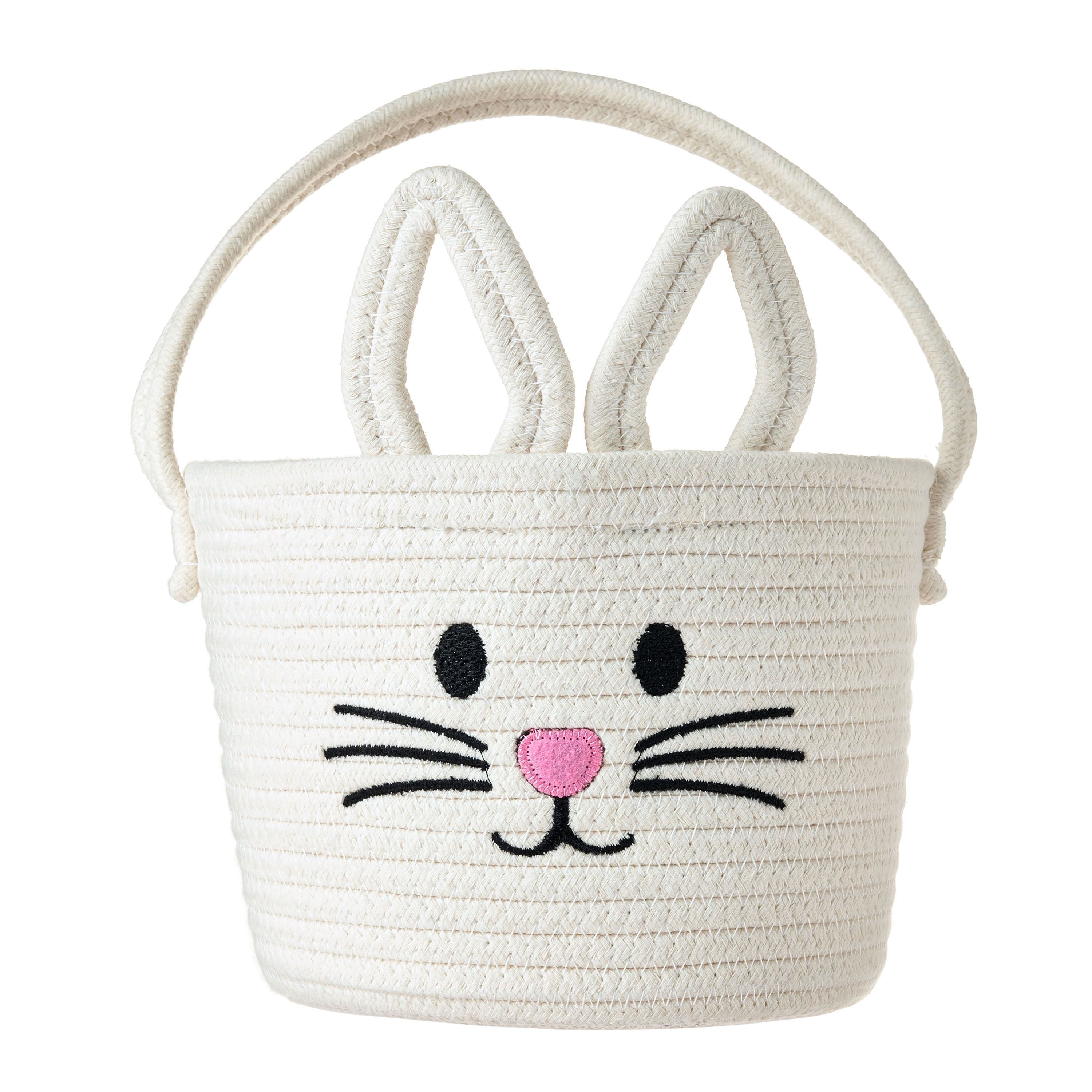 Way To Celebrate Easter Rope Basket, Bunny - Walmart.com | Walmart (US)