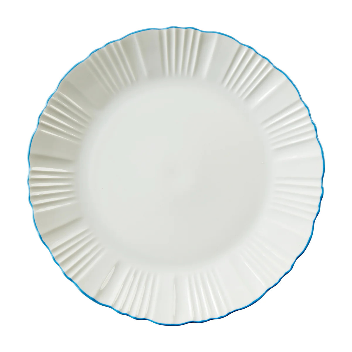 Ruffle Edge Dinner Plate, Set of 4 | Amanda Lindroth