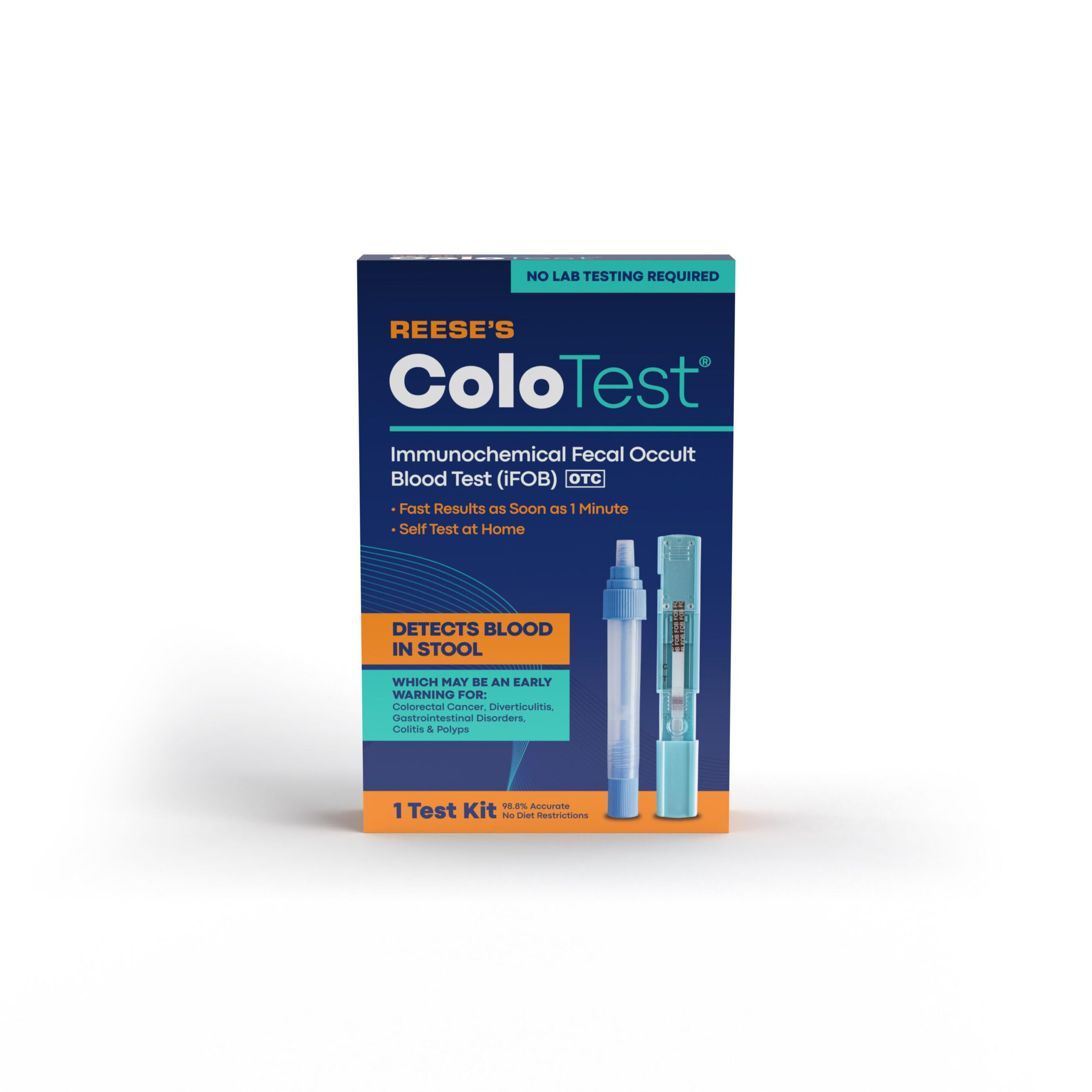Reese's ColoTest Immunochemical Fecal Occult Blood Test (iFOB) FIT Test for Colorectal Cancer Scr... | Amazon (US)