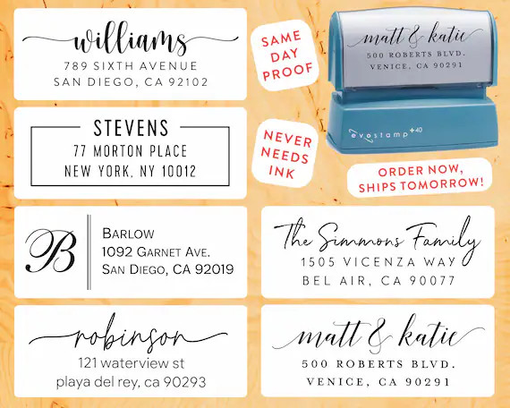 BEST SELLING Stamp on Etsy  Custom Return Address Stamp Self - Etsy | Etsy (US)