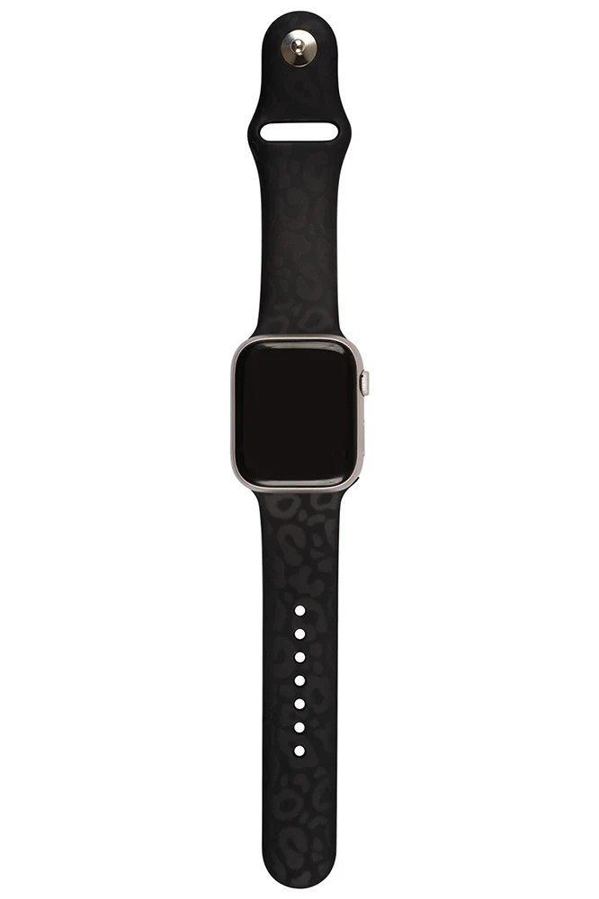 Blacked Out Leopard - Apple Watch Band | Walli Cases