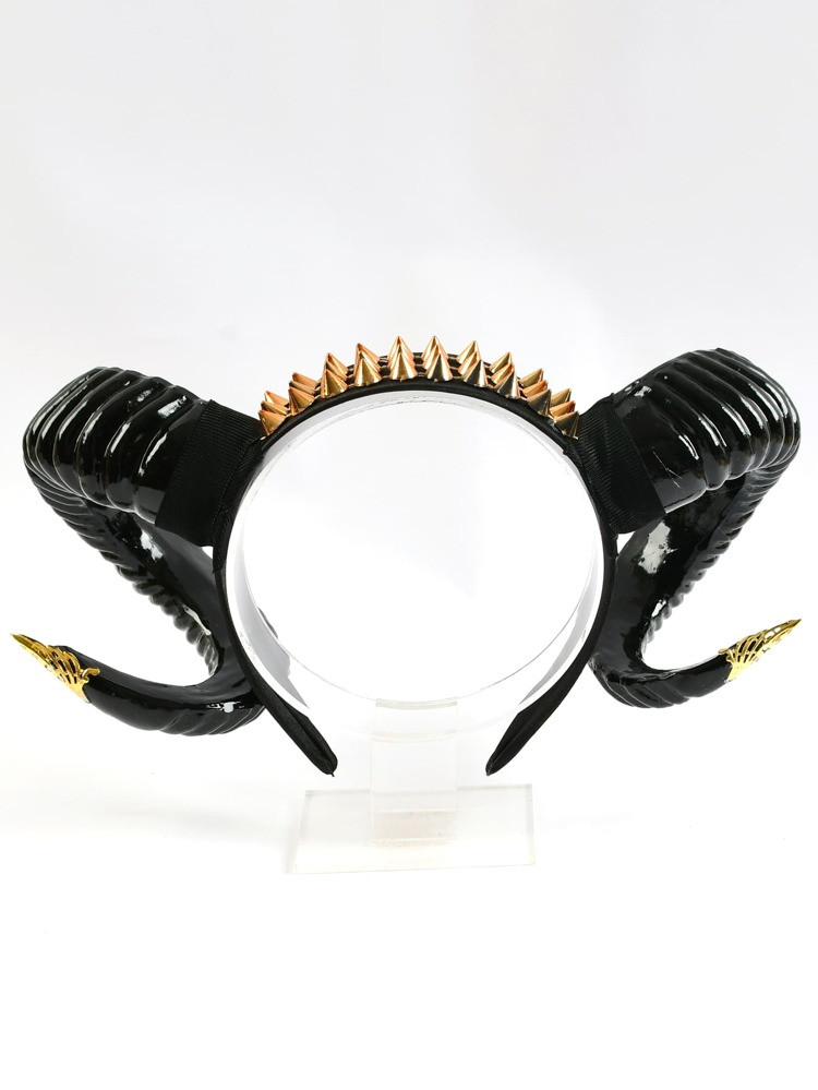 Spiked Decor Horns Shaped Headwear | SHEIN