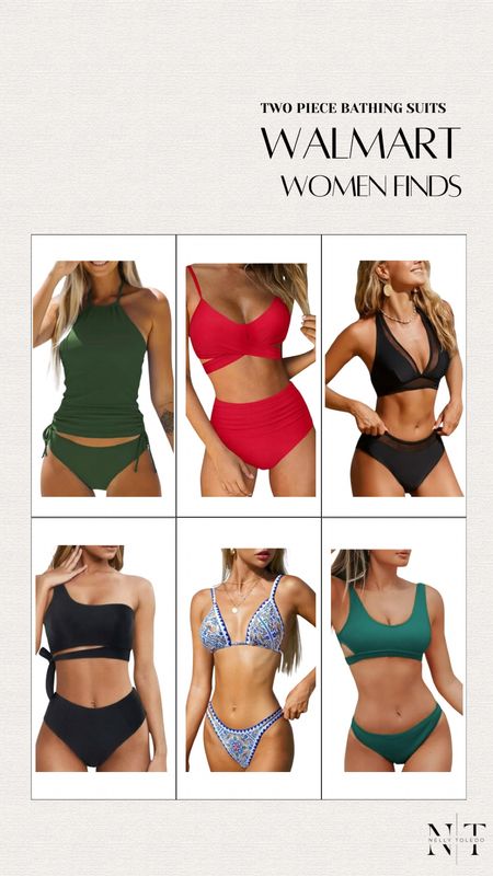 Shop my picks of two piece bathing suits from Walmart  

#LTKswim #LTKSeasonal #LTKU