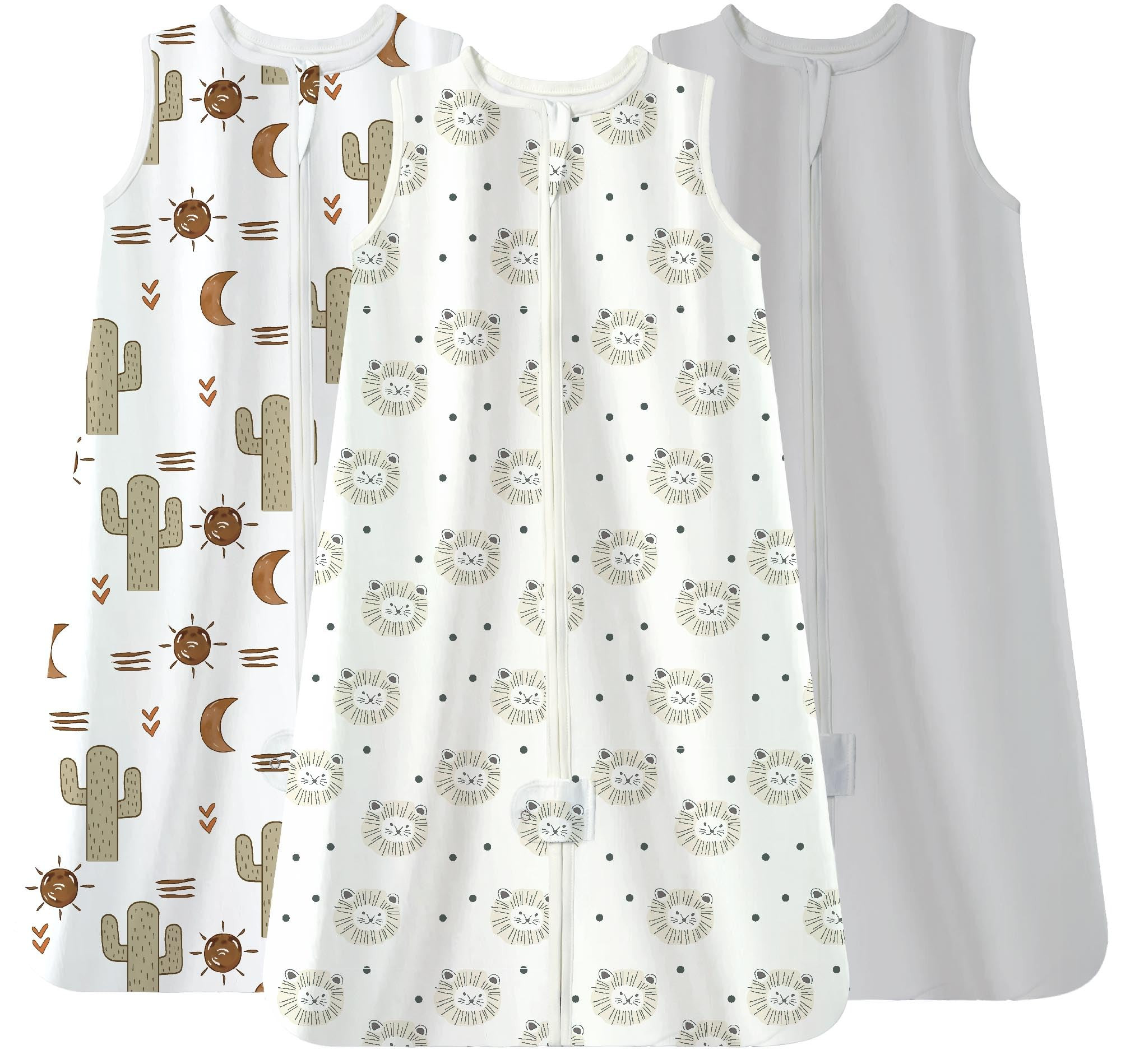 TotAha Boho Lion Sleep Sack 3 Pack, Buttery Soft, Safe Wearable Blanket Baby 12-18-24 Months, Lig... | Amazon (US)