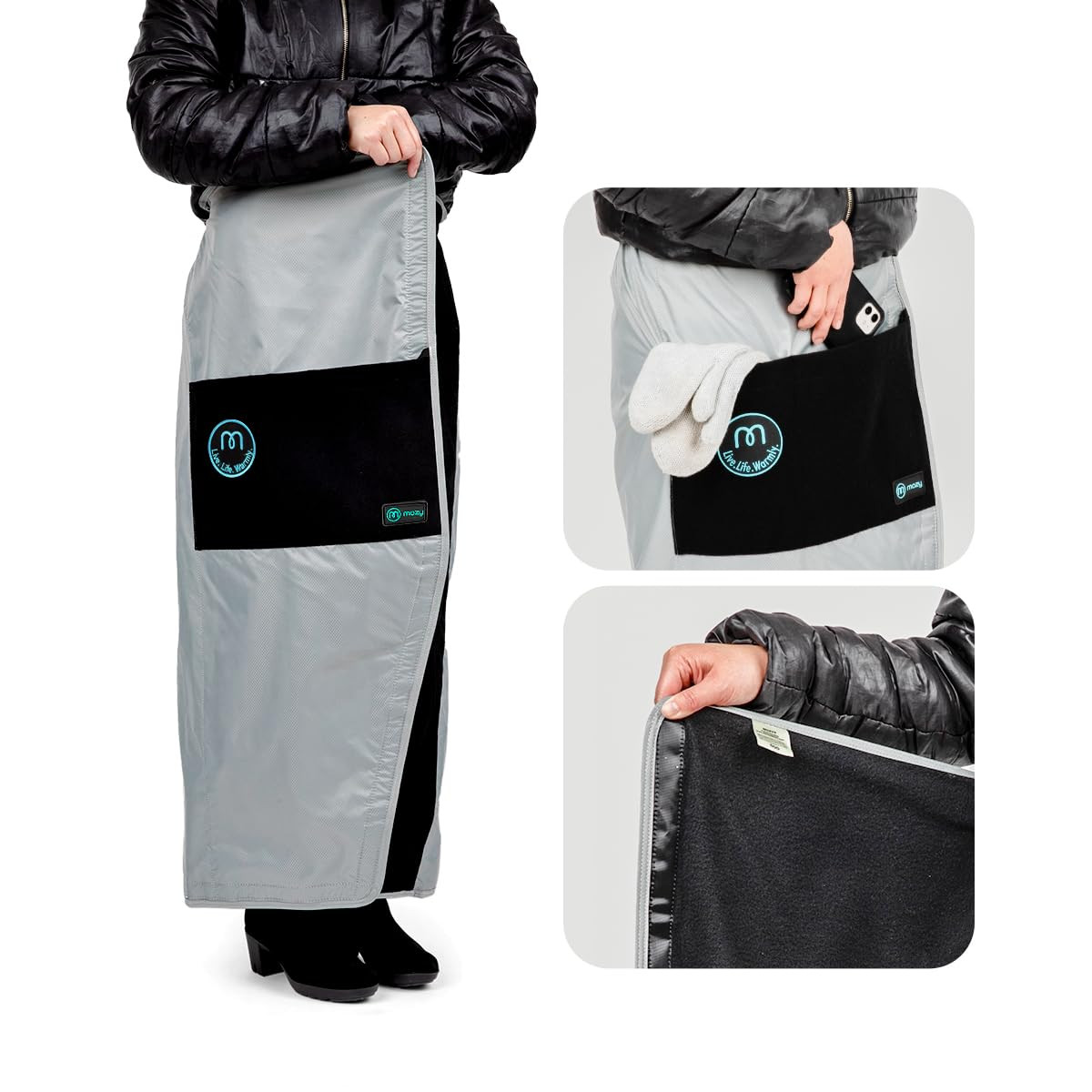 Mozy Wearable & Weatherproof Outdoor Blanket – Lower-Body Thermal Wrap for Superior Warmth | Amazon (US)